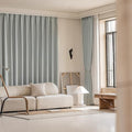 ENJOYBRIDAL Light Grey 63 Inch Curtains for Bedroom Semi Blackout