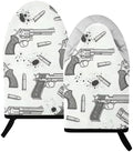 Dot Gray Oven Mitts and Pot Holders Set 2 Pack