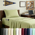 Swift Home Twin XL Bed Sheet Set with Double Side Pockets, Sage