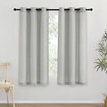 NICETOWN Thick Linen Blend Curtains Flax Textured for Bedroom, Rustic
