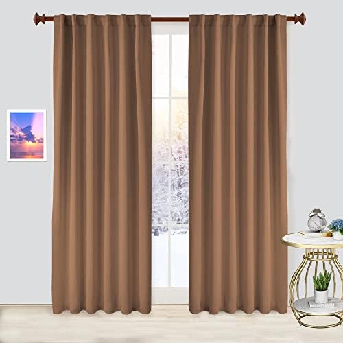 Archu Sheets Back tab Blackout Window Curtain Panels & Drapes Hall