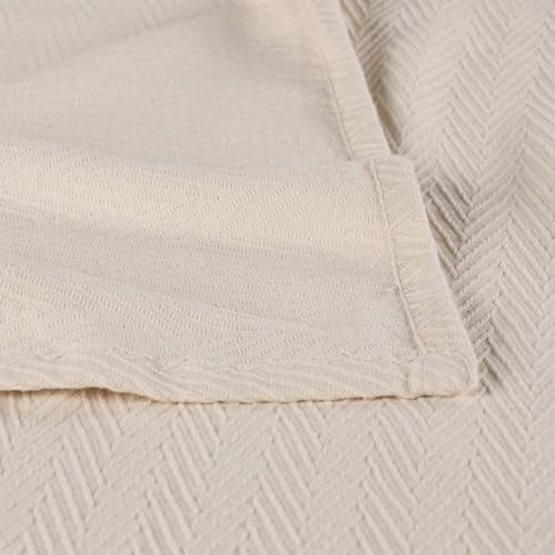 Superior Metro 100% Cotton Blanket, Perfect for Bedroom, Living Room
