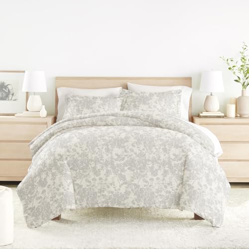 Linens & Hutch Duvet Cover Set Patterned Microfiber Ultra Soft Bedding