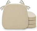 Shinnwa Kitchen Chair Cushions Set of 4, Non-Slip Dining Chair
