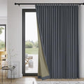 Fcosie 55" W x 84" L 100% Blackout Velvet Curtains for Bedroom &