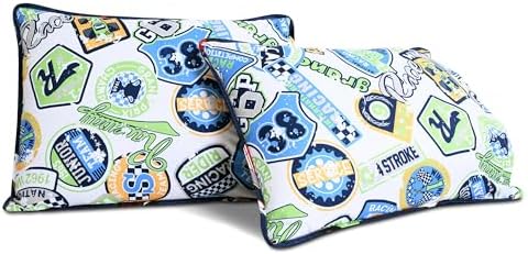 Lush Decor Race Car Kids' 2-Piece Quilt Bed Set, Reversible Bedding