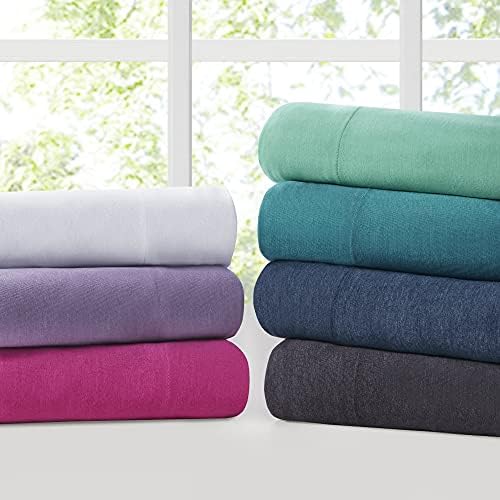 Intelligent Design Cotton Blend Jersey Knit Sheet Set King Size, Teal