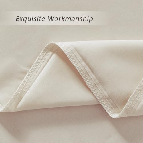 Taupe King Size Pillow Cases Set of 2,Microfiber,20"X36" Pillow Covers