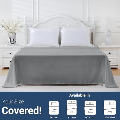 CULVE Bulk King Microfiber Flat Sheets Only, 6 Pack