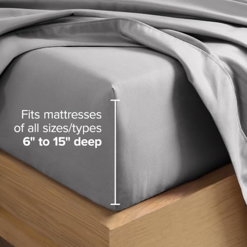 Bare Home Hotel Luxury Split King Sheet Set, Extra Soft, 7 Piece Set