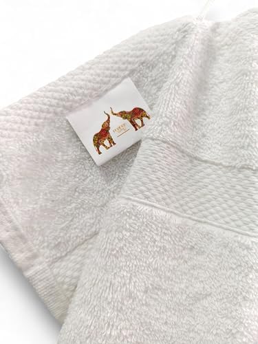 Mango Gifts 100% Cotton Hand Towels – Soft Terry Cotton with High