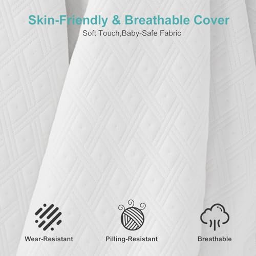 EDILLY 3 Inch Cooling Gel Memory Foam Mattress Topper Queen Size