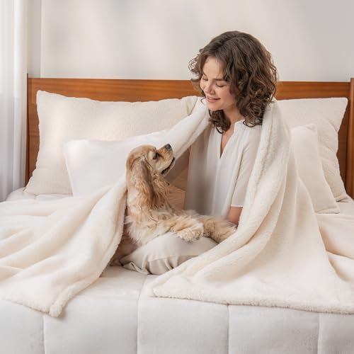 Berkshire Blanket Classic Extra-FluffyTM Plush Blanket King Size, Soft