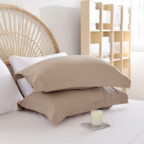 weigelia Queen Comforter Set with Sheets - Taupe 7 Piece Bed in a Bag