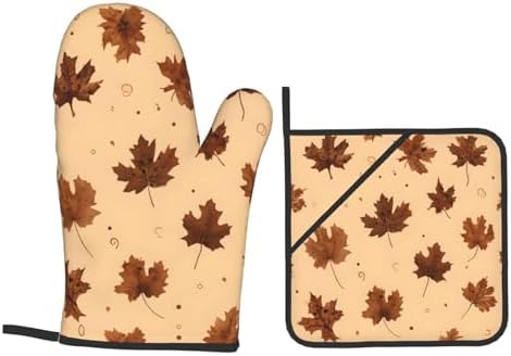 Light Beige Autumnoven Mitts and Potholders BBQ Gloves