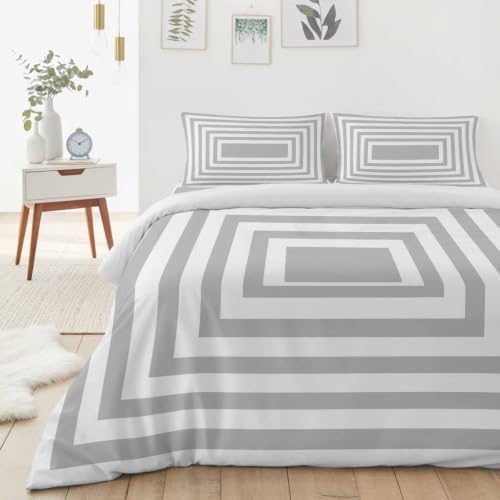 Abstract Art Queen Duvet Cover Set - 4 Pcs Comforter Cover Bedding