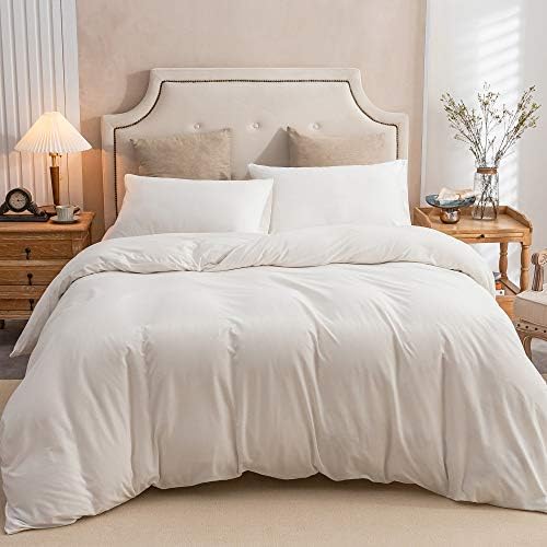 PURE ERA Jersey Knit Duvet Cover Set 100% T-Shirt Cotton Super Soft