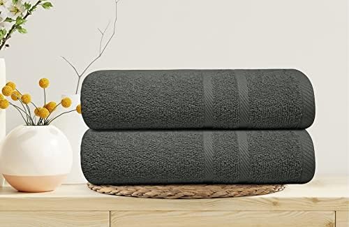 Looperry 6 Pack Small Bath Towel Set - 100% Cotton 23x46 Shower Towels