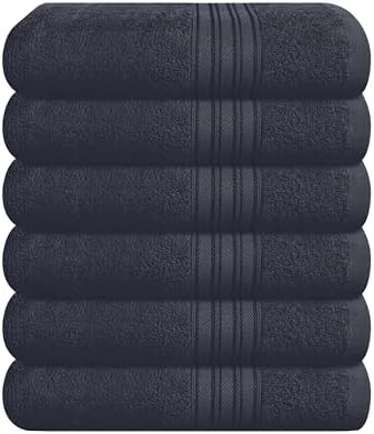 BOUTIQUO Ultra Soft Cotton 6 -Piece Hand Towel Set 16x24 Inch, Ideal