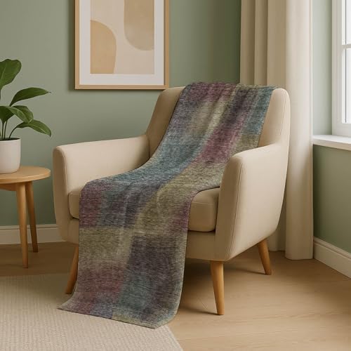 Addison Rugs ASB742 Beige 50" x 70" Oversized Sherpa Throw Blanket