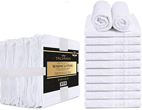 Cotton Washcloths - 13” X 13” 100% Pure Ring Spun Cotton Towels 600