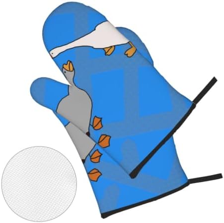Gray Goose Oven Mitts and Pot Holders Set of 4