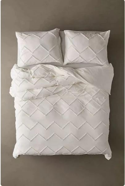 100% Cotton Hand Tufted Textured Duvet Cover Boho Bedding Comforter