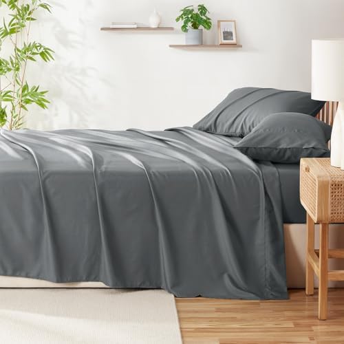 Hearth & Harbor 3 Piece Twin XL Sheets Set - 60% Microfiber, 40% Rayon