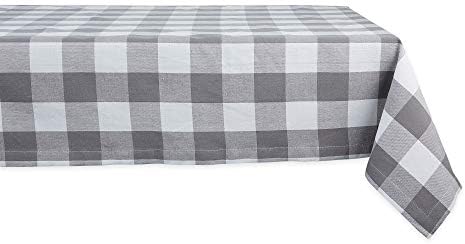 DII Buffalo Check Collection, Classic Farmhouse Tablecloth