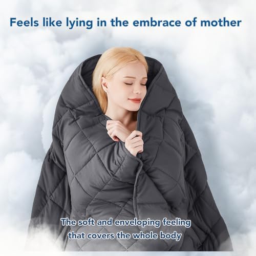 Topcee Weighted Blanket for Adults (25 lbs, 60" x 80") Queen Size Soft
