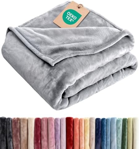 Fleece Blanket King Size - Ultra-Soft Warm Flannel Fleece Blanket