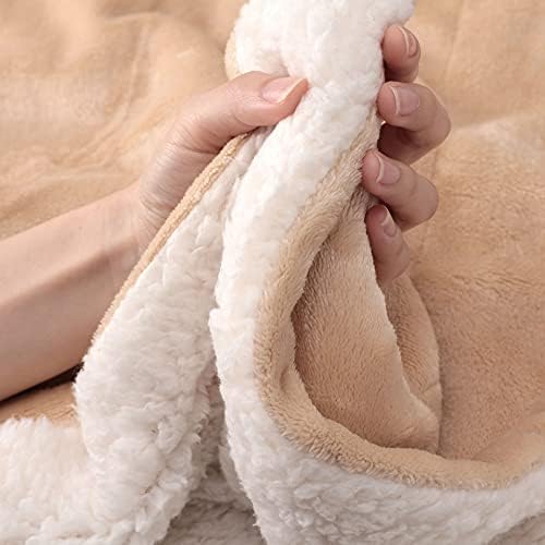 NANPIPER King Size Blanket Warm Sherpa, Soft Fleece Throw for Bed