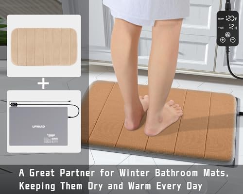 Yimobra 2 Pieces Memory Foam Bathroom Mat Set, Non Slip - Super Water