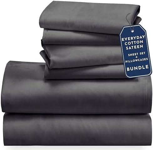 California Design Den 6 Piece King Size Sheet Set with 4 Pillowcases