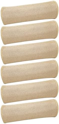 6 x 108 Inch (Set of 6) Natural Brown Polyester Burlap Table Runner