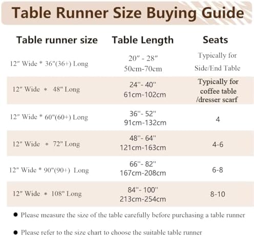 Gemseek 90 Inch Boho Crochet Table Runner, Beige Cotton Lace Table