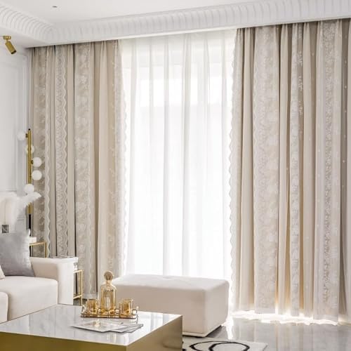 Beydodo 72 Inch Curtains 2 Panel Set Room Darkening, Curtains for