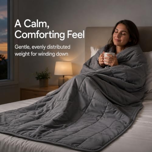 Smart Queen Weighted Blanket for Adults,Soft Heavy Blanket Machine