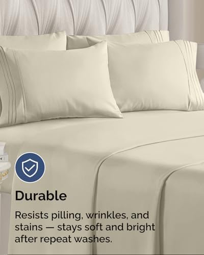 King Standard Pillow Cases Set of 8 - Ultra Soft Pillowcase Covers