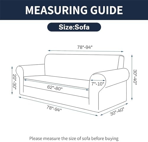 Cupuamon 2026 New Stretch Sofa Slipcovers Couch Cover for 3 Cushion