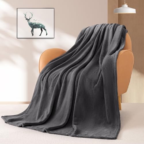 BEAUTEX Fleece Blanket King Size Soft Flannel Throw Lightweight Fuzzy