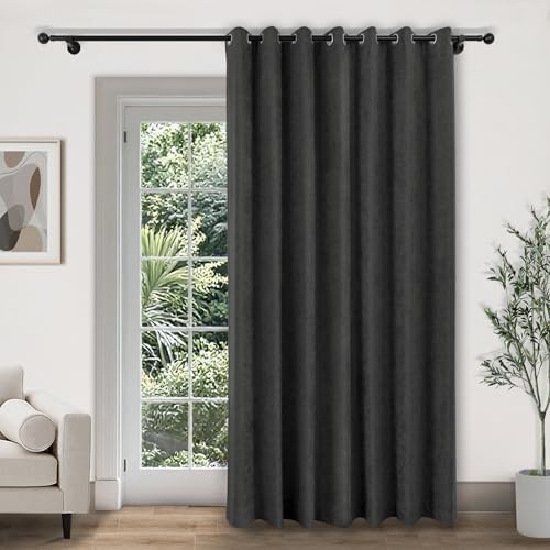 Fcosie 120" Wx84 L Anti-Rust Nickel Grommet Chenille Drapery | Extra
