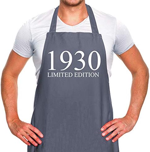 Dressdown Limited Edition 1930 - Unisex Adult Kitchen/BBQ Apron - Dark