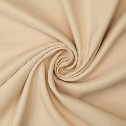 Gee Di Moda Square Tablecloth - 52 x 52 Inch Beige Table Cloth for