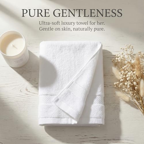 Solid Cotton Washcloths, 13" x 13" Soft Absorbent Reusable Face Cloth