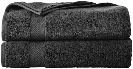 Stoneberry Home 2-Piece Luxury Bath Sheet Set, Soft 450 GSM Cotton