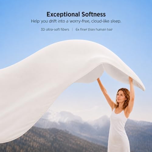 Double-Sided Cooling Comforter Queen Size, Ice Silk Summer Blanket