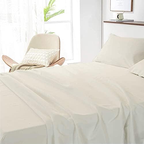 Full Size Sheet Set- 4-Piece Brushed Microfiber 1800 Thread Count