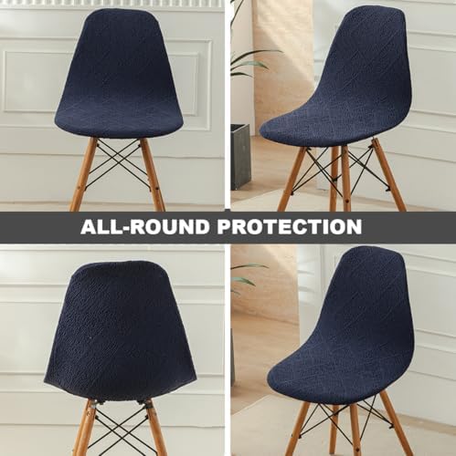 Eco-Ancheng Shell Chair Covers 4pcs Mid Century Modern Dining Chair