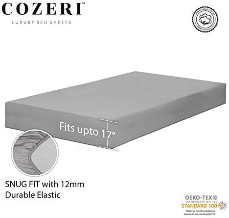600 Thread Count Luxury Sheet Set, 100% Cotton, Breathable, Soft &